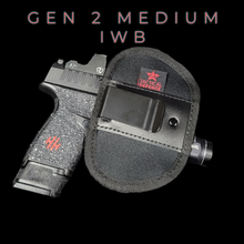 Load image into Gallery viewer, GEN 2 MEDIUM IWB HOLSTER FOR LASERS SUBCOMPACT LIGHTS FITS VIRIDIAN STREAMLIGHT OLIGHT