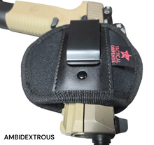 Load image into Gallery viewer, GEN 2 SIZE SMALL FOR GLOCK 19 17 TAURUS RUGER SCCY FN 5.7 P80 KELTEC TISAS HELLCAT CR TACTICAL DEFENSE IWB GUN HOLSTER