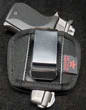 Load image into Gallery viewer, SIZE EXTRA SMALL FOR  P365, TCP, LCP, PHOENIX ARMS, IWB GUN HOLSTER OPTICS READY CR TACTICAL DEFENSE