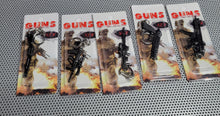 Load image into Gallery viewer, Die cast metal gun keychain 5 pack (Touching all corners)
