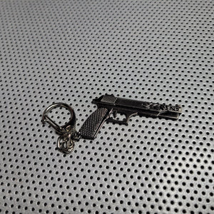 Die cast metal gun keychain 5 pack (Touching all corners)