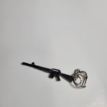 Load image into Gallery viewer, Die cast metal gun keychain 5 pack (Something major)
