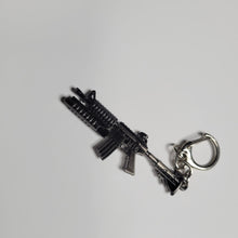 Load image into Gallery viewer, Die cast metal gun keychain 5 pack (Something major)

