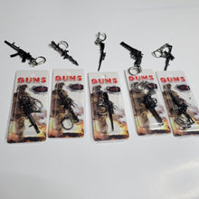 Load image into Gallery viewer, Die cast gun keychain 5 pack(You can&#39;t miss)
