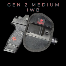 Load image into Gallery viewer, GEN 2 MEDIUM IWB HOLSTER FOR LASERS SUBCOMPACT LIGHTS FITS VIRIDIAN STREAMLIGHT OLIGHT
