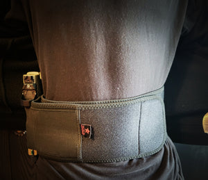 LARGE UNIVERSAL BELLY BAND GUN HOLSTER OPTICS READY FITS shirt size xl to 3xl